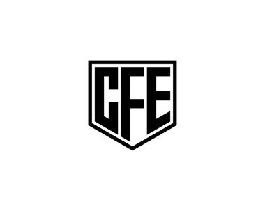 CFE logo tasarım vektör şablonu. CFE
