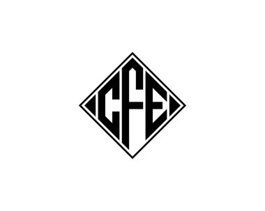 CFE logo tasarım vektör şablonu. CFE