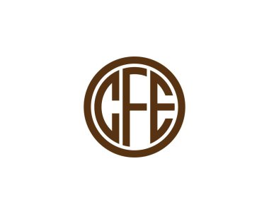 CFE logo tasarım vektör şablonu. CFE