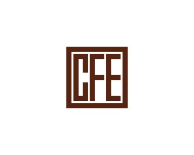 CFE logo tasarım vektör şablonu. CFE