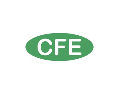 CFE logo tasarım vektör şablonu. CFE