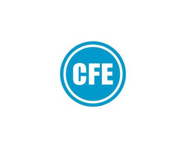 CFE logo tasarım vektör şablonu. CFE