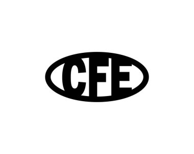 CFE logo tasarım vektör şablonu. CFE