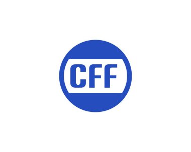 CFF logo tasarım vektör şablonu. CFF