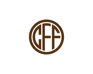 CFF logo tasarım vektör şablonu. CFF