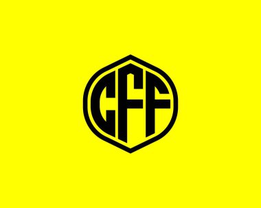 CFF logo tasarım vektör şablonu. CFF