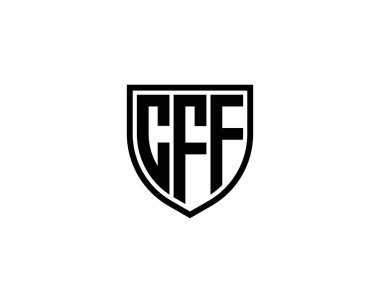 CFF logo tasarım vektör şablonu. CFF