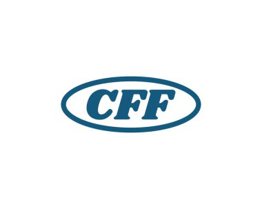 CFF logo tasarım vektör şablonu. CFF