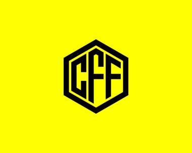 CFF logo tasarım vektör şablonu. CFF