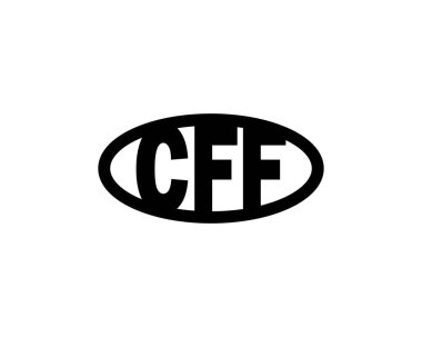 CFF logo tasarım vektör şablonu. CFF