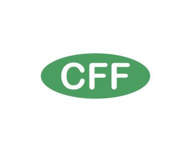 CFF logo tasarım vektör şablonu. CFF