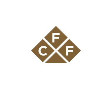 CFF logo tasarım vektör şablonu. CFF