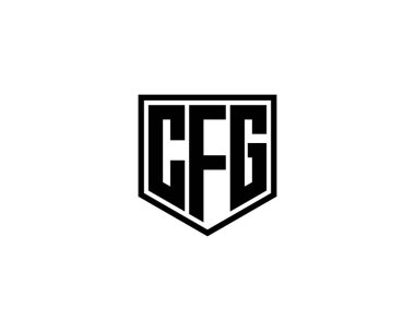 CFG logo tasarım vektör şablonu. CFG