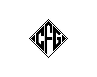 CFG logo tasarım vektör şablonu. CFG