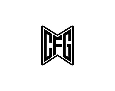 CFG logo tasarım vektör şablonu. CFG