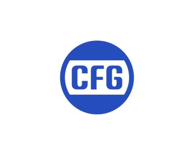 CFG logo tasarım vektör şablonu. CFG