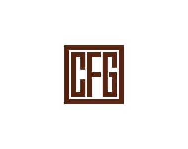 CFG logo tasarım vektör şablonu. CFG