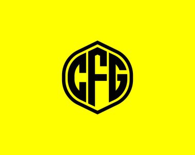 CFG logo tasarım vektör şablonu. CFG