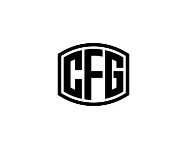 CFG logo tasarım vektör şablonu. CFG