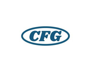 CFG logo tasarım vektör şablonu. CFG