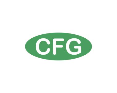 CFG logo tasarım vektör şablonu. CFG