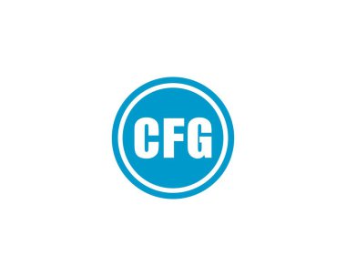 CFG logo tasarım vektör şablonu. CFG