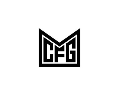 CFG logo tasarım vektör şablonu. CFG