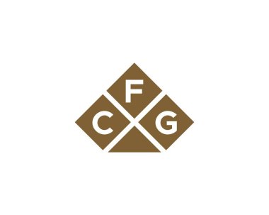 CFG logo tasarım vektör şablonu. CFG