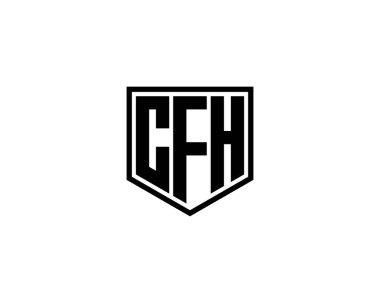 CFH Logo tasarım vektör şablonu. CFH