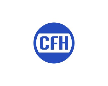 CFH Logo tasarım vektör şablonu. CFH