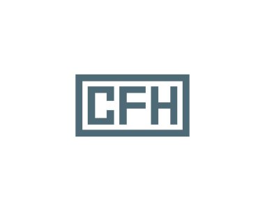 CFH Logo tasarım vektör şablonu. CFH