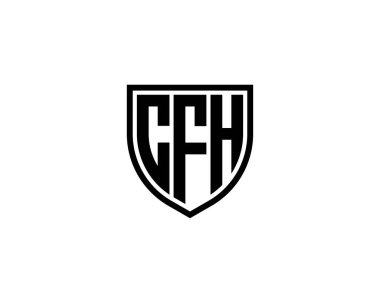 CFH Logo tasarım vektör şablonu. CFH