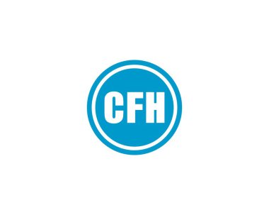 CFH Logo tasarım vektör şablonu. CFH