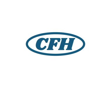 CFH Logo tasarım vektör şablonu. CFH