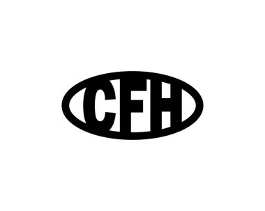 CFH Logo tasarım vektör şablonu. CFH