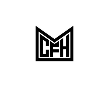 CFH Logo tasarım vektör şablonu. CFH
