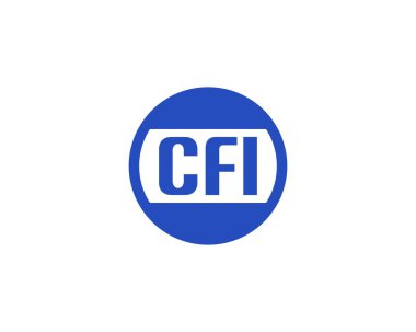 CFI logo tasarım vektör şablonu. CFI