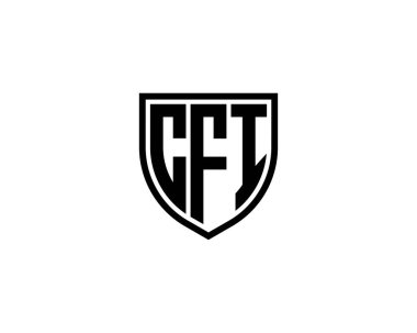 CFI logo tasarım vektör şablonu. CFI