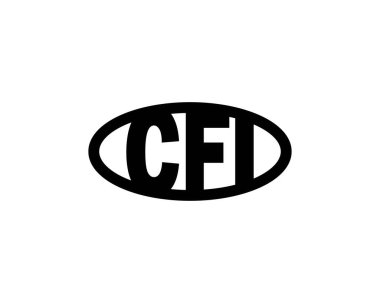 CFI logo tasarım vektör şablonu. CFI