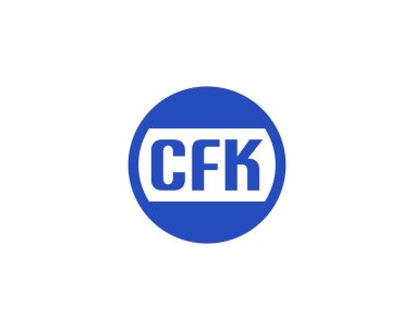 CFK Logo tasarım vektör şablonu. CFK