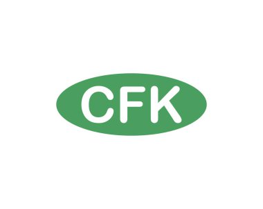 CFK Logo tasarım vektör şablonu. CFK