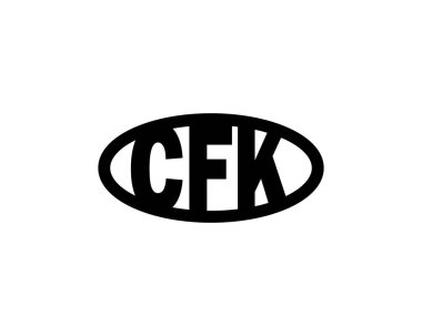 CFK Logo tasarım vektör şablonu. CFK