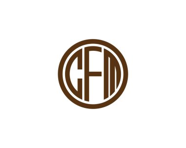 CFM logo tasarım vektör şablonu. CFM