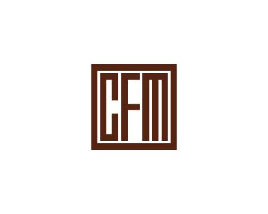 CFM logo tasarım vektör şablonu. CFM