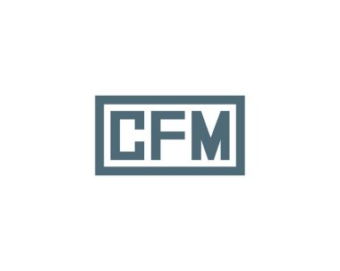CFM logo tasarım vektör şablonu. CFM