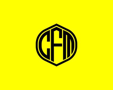 CFM logo tasarım vektör şablonu. CFM