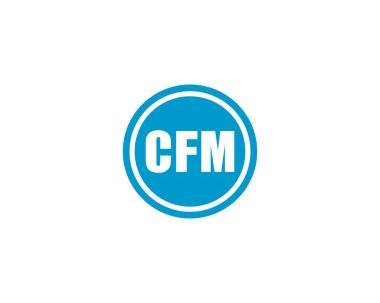 CFM logo tasarım vektör şablonu. CFM