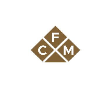 CFM logo tasarım vektör şablonu. CFM