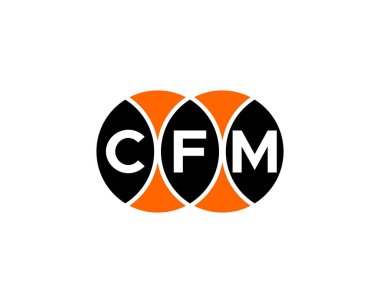 CFM logo tasarım vektör şablonu. CFM