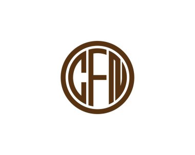 CFN logo tasarım vektör şablonu. CFN
